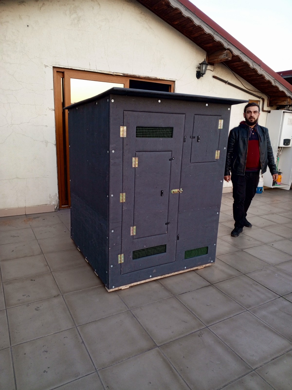 120X120X160 OSB GÜVERCİN KÜMESİ-69