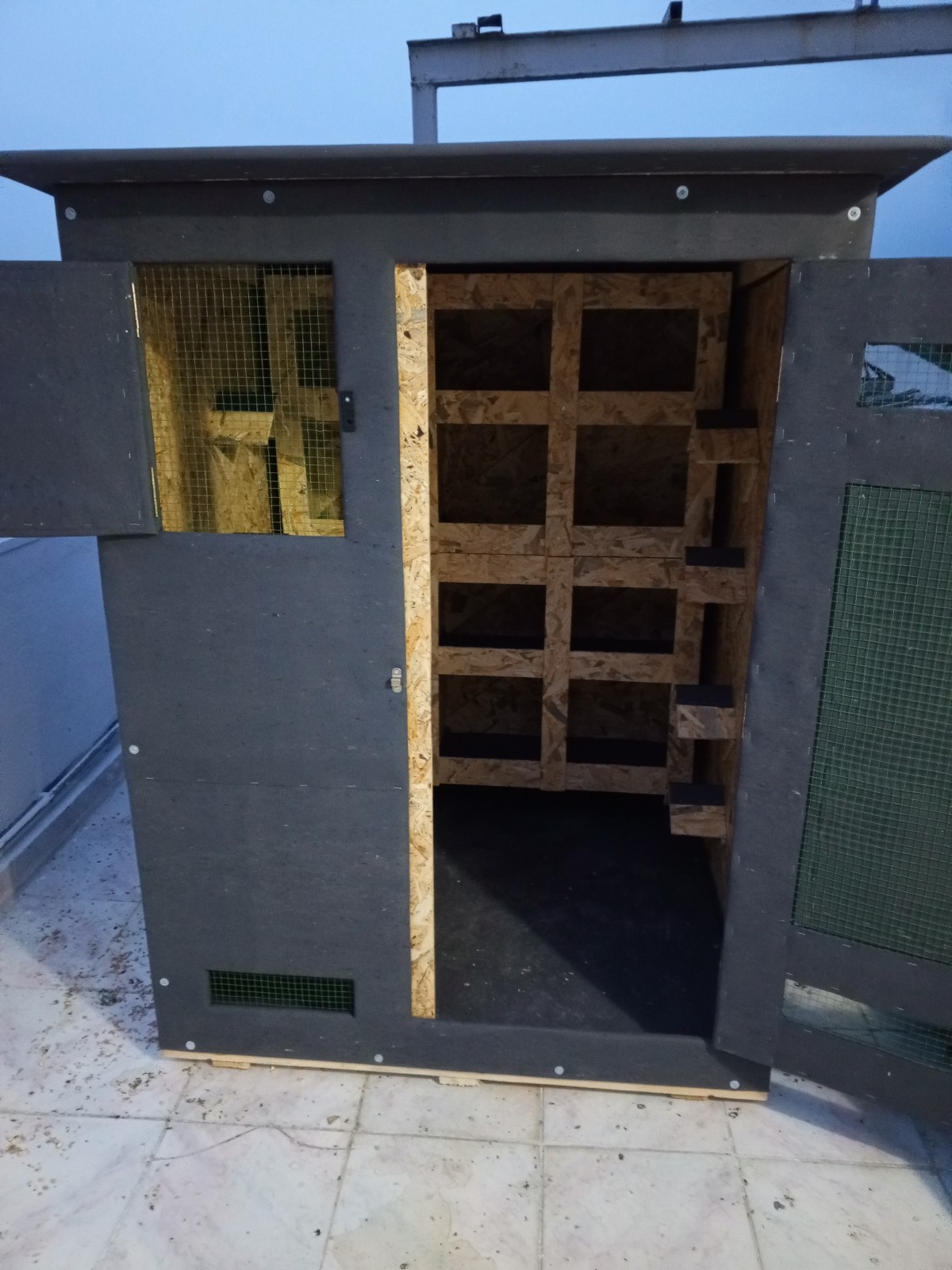 120X120X160 OSB GÜVERCİN KÜMESİ-71